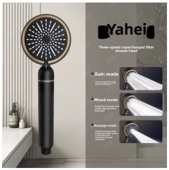 Cabezal de Ducha con Filtro de Alta Presión y Eliminación de Cloro, Juego de Ducha Antibacterial para el Cuidado de la Piel, Purificación de Agua para Uso Doméstico