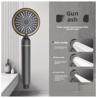 Cabezal de Ducha con Filtro de Alta Presión y Eliminación de Cloro, Juego de Ducha Antibacterial para el Cuidado de la Piel, Purificación de Agua para Uso Doméstico