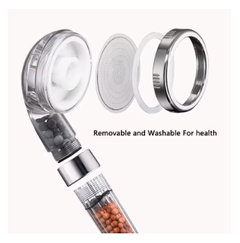 Cabezal de ducha de lluvia, filtro de masaje ajustable de alta presión, boquilla de ducha con ahorro de agua, accesorio de baño Premium, 3 modos