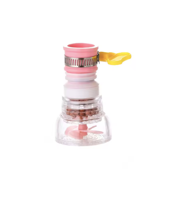 Grifo con filtro de agua fregadero y baño, universal 360 ° Purificador de agua con grifo giratorio, filtro de montaje en grifo para cocina y baño