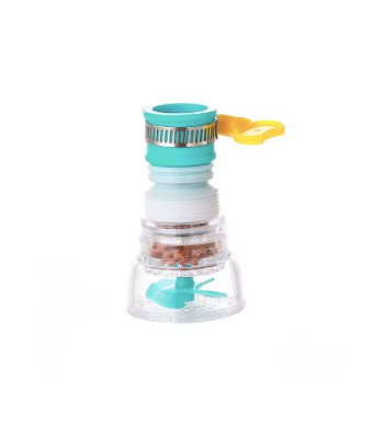 Grifo con filtro de agua fregadero y baño, universal 360 ° Purificador de agua con grifo giratorio, filtro de montaje en grifo para cocina y baño